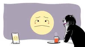 AI-generert hero-bilde for: Firkantede øyne og uendelige koder: Livet bak skjermen