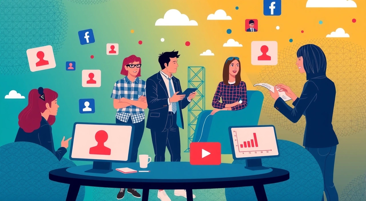 AI-generert hero-bilde for: Topp 5 digitale plattformer for samarbeid i B2B-miljøet