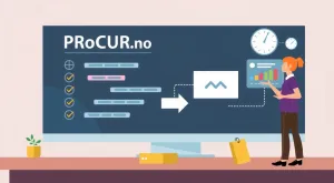 AI-generert hero-bilde for: Procur.no vs. Tradisjonelle Saksbehandlingssystemer: En Sammenligning