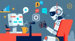 AI-generert hero-bilde for: Suksesshistorier med AI-drevne chatbots i kundeservice